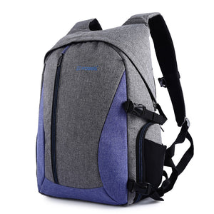 PROWELL DC21439 DSLR Camera Flax Photography Bag Backpack - 4 Gadgets